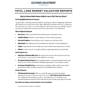 Total Loss Market Valuation Report